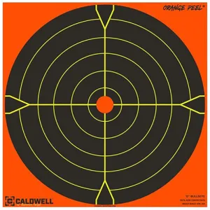 CALDWELL Orange Peel Black/Orange Self-Adhesive 10 Sheets