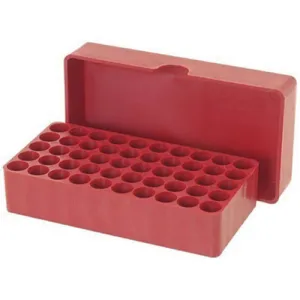 MTM Slip-Top Ammo Box 50rd Sq Hole 45 ACP, 41 Mag Red