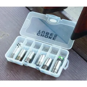 GPS Shotgun Choke Tube Case-Plastic with 6 Slots Clear