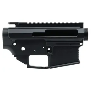 LANTAC Raven Billet Side Charger AR-15 Receiver Set Black