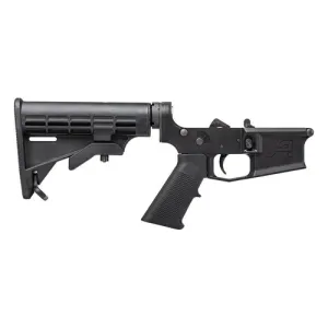 AERO PRECISION M4E1 Complete AR15 Lower Receiver w/ A2 Grip & M4 Stock - Black