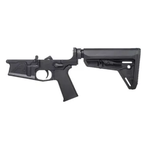 AERO PRECISION M5 Complete AR10 Lower Receiver w/ MOE SL Grip & SL Carbine Stock - Black