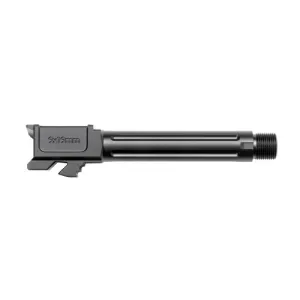 NOVESKE 9mm Threaded (1/2x28) Fluted Barrel for Glock 19 GEN 1-5 | Black
