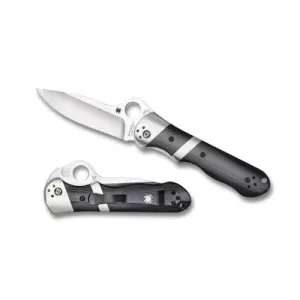 SPYDERCO Lil' Sub-Hilt G-10 Black Plain Edge