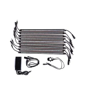 RHINO METALS 9 Wand White LED Light Kit - Motion Activated