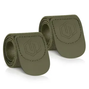 SAVIOR EQUIPMENT Non-Abrasive Tie Down Straps 1" Wide OD Green