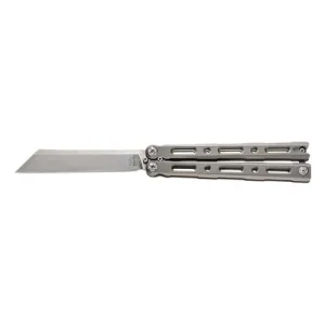 BENCHMADE Balisong 4.5" Wharncliffe Plain Satin Blade