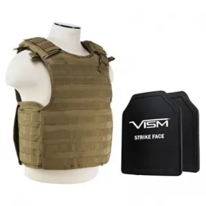 NCSTAR QR Carrier w/10X12 PE Hard Plates [Med-2XL] - Tan