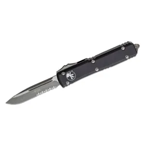 MICROTECH KNIVES Ultratech S/E BLK Apocalyptic Partial Serrated