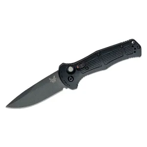 BENCHMADE Claymore Auto Folding Knife 3.6" Drop Point Blade - Black Grivory Handles