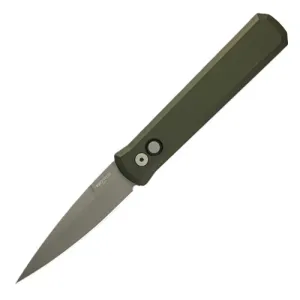 PROTECH KNIVES Godfather 4" Green