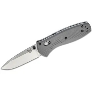BENCHMADE Mini Barrage 2.91" Drop Point Plain Edge Satin