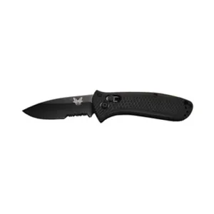BENCHMADE Presidio Ultra 2.97" Serratd Edge Coated DropPoint