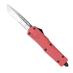 COBRATEC Large FS-X Red Generation 3 Tanto Serrated