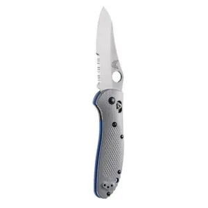 BENCHMADE Griptilian 3.45" Drop Point Serrated Edge Satin
