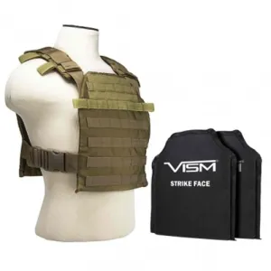 NCSTAR Fast Plate Carrier 11x14 Level IIIA STR Plate -TAN