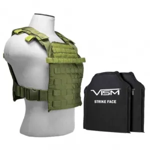 NCSTAR Fast Plate Carrier 11x14 Level IIIA STR Plate -Grn