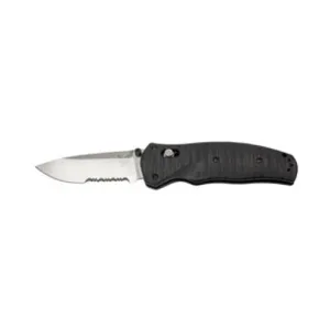 BENCHMADE Volli 3.26" Drop Point Serrated Edge Satin Finish