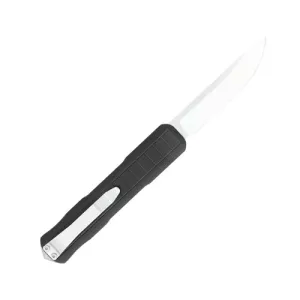 COBRATEC Raptor Auto OTF 3.13" D2 Steel Straight Back Blade - Black Handles