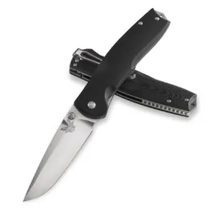 BENCHMADE Torrent 3.6" Drop Point Plain Edge Satin Finish