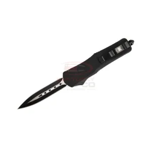 COBRATEC FS2 Dagger Straight Edge/Black Blade Black Handle