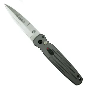 GERBER KNIVES Covert Auto, Tact Grey, Fine Edge, Stonewash Blade