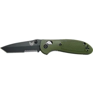 BENCHMADE Mini Griptillian 2.91" Tanto Serrated Edge Coated