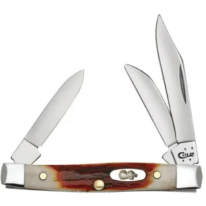 Red Stag Small Stockman 2-5/8" Closed (Clip, Sheepsfoot, & Pen Blades)