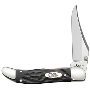CASE KNIVES Kickstart Rough Black Synthetic Mid-Folding Hunter