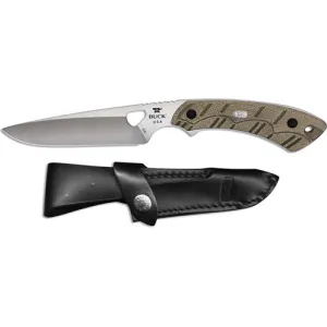 BUCK KNIVES Open Season Small Game 4.25" Fixed Blade w/ Sheath