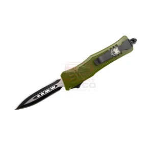 COBRATEC Mini CTK-1 Dagger Straight Edge/Blk Blade OD Hndl