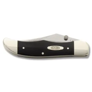CASE KNIVES Hunter Mid Folding 4" Smooth Black G-10 Handle