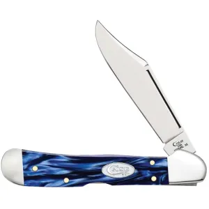 CASE KNIVES Blue Pearl Kirinite - Copperlock (101549L SS)