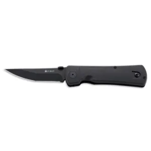 CRKT Hissatsu Assisted Black Green Handle