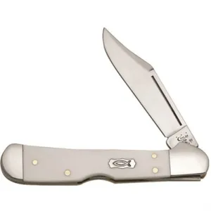 CASE KNIVES Ichthus White Syn Mini Copperlock (41749L SS)