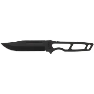 KA-BAR Neck Knife Black Hard Plastic Sheath Straight Edge