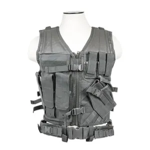 NCSTAR VISM TACT VEST/URBAN GRAY XL-X