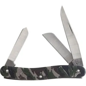 CASE KNIVES Camo Case Caliber LTWT Syn Medium Stockman