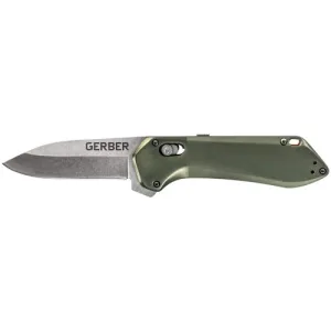 GERBER KNIVES Highbrow Pivot Lock A/O 2.7" - Green Aluminum