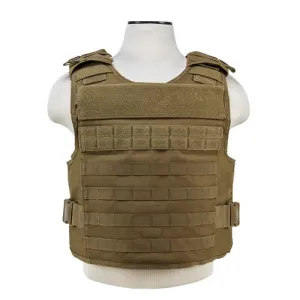 NCSTAR VISM Plate Carrier EXT HARD ARMOR PCKT/MED-2XL/TAN
