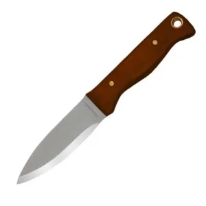 CONDOR TOOL KNIFE Bushlore Knife, Walnut Handle,