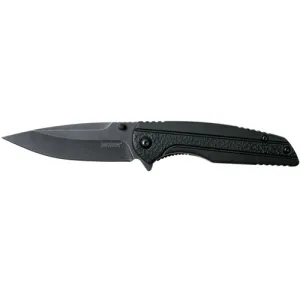 KERSHAW KNIVES Pushrod Assisted Folding Knife 3" Drop Point Blade w/ Black G10 Handles