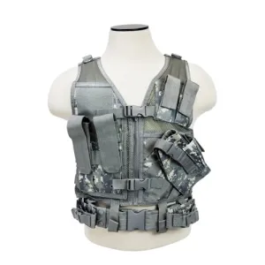 NCSTAR VISM TACT VEST/DIGITAL CAMO XS