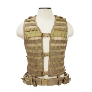 NCSTAR MOLLE PALS VEST TAN