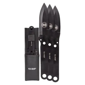 KA-BAR Throwing Knife Set - 3 Pack Poly Storage Pouch