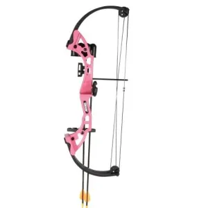 TROPHY RIDGE ARCHERY 17 Brave Youth Bow Pink Right Hand w/Acc