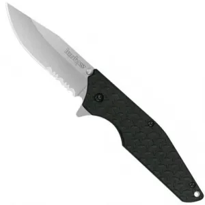 KERSHAW KNIVES Drone Clip Point Serrated BeadBlasted 2.75"