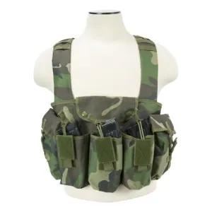 NCSTAR VISM AK CHEST RIG/WOODLAND CAM