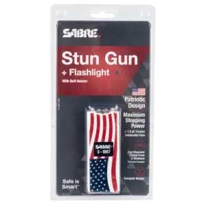 SABRE 2.76 uC Stun Gun-USA w/Holster