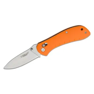 CAMILLUS KNIVES Rovax 3.25" Blade Titanium Blonded 420SS Orange